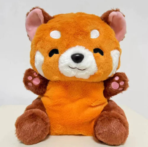 Red Panda Plush Toy with Musical Lights & Breathing